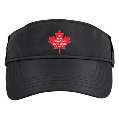 Im Not Canadian But I Wish I Was Adult Drive Performance Visor