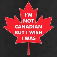 Im Not Canadian But I Wish I Was Adult Drive Performance Visor