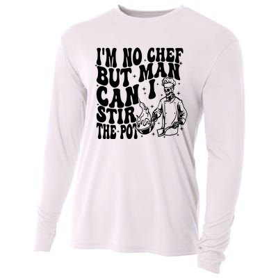 Im No Chef But Man Can I Stir The Pot Cooling Performance Long Sleeve Crew