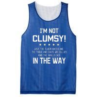 Im Not Clumsy Funny Sayings Sarcastic Mesh Reversible Basketball Jersey Tank