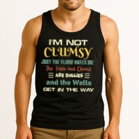 Im Not Clumsy Funny Sayings Sarcastic Tank Top
