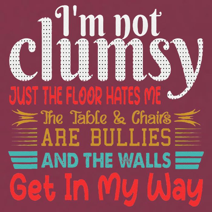 Im Not Clumsy Sarcastic Funny Saying 16oz Travel Tumbler