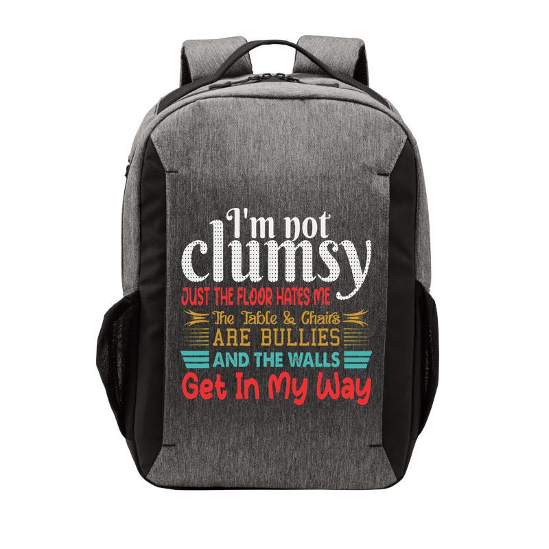 Im Not Clumsy Sarcastic Funny Saying Vector Backpack