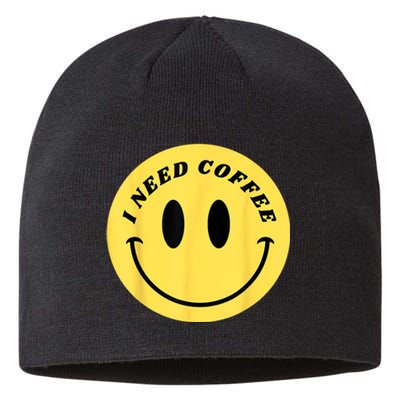 I Need Coffee Sustainable Beanie