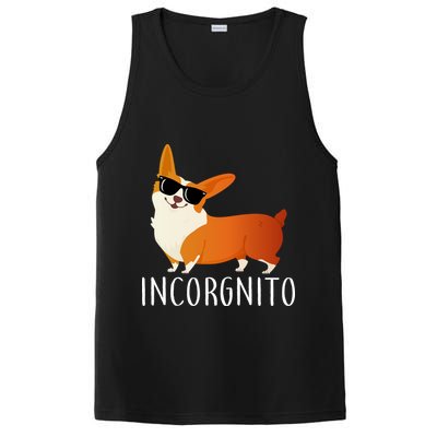 Incorgnito Corgi Dog PosiCharge Competitor Tank