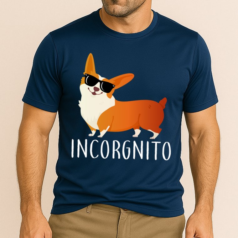 Incorgnito Corgi Dog Performance Shirt