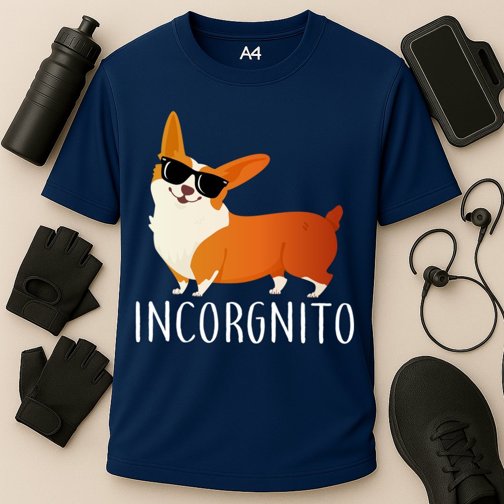 Incorgnito Corgi Dog Performance Shirt