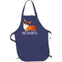 Incorgnito Corgi Dog Full-Length Apron With Pockets