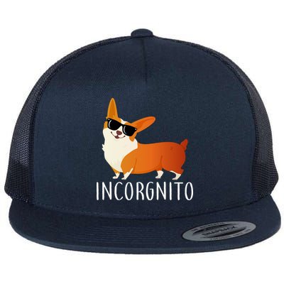 Incorgnito Corgi Dog Flatbill Hat
