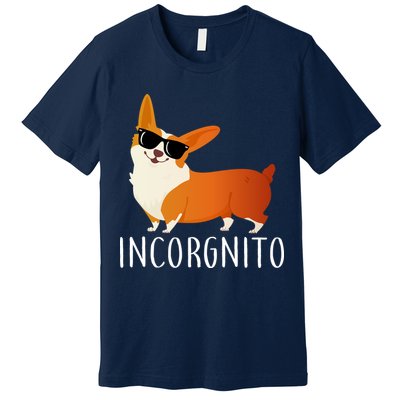 Incorgnito Corgi Dog Premium T-Shirt