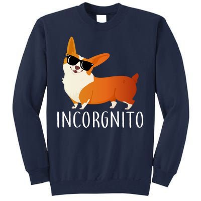 Incorgnito Corgi Dog Tall Sweatshirt