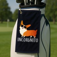 Incorgnito Corgi Dog Golf Towel
