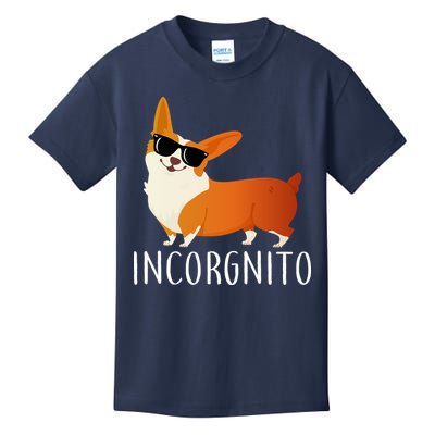 Incorgnito Corgi Dog Kids T-Shirt
