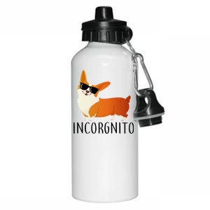 Incorgnito Corgi Dog Aluminum Water Bottle