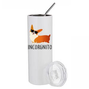 Incorgnito Corgi Dog Stainless Steel Tumbler