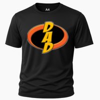 Incredible Dad Family Superhero Cooling Performance Crew T-Shirt