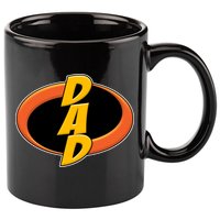Incredible Dad Family Superhero 11oz C Handle Ceramic Mug