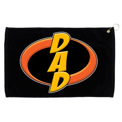 Incredible Dad Family Superhero Grommeted Golf Towel