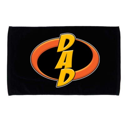 Incredible Dad Family Superhero Microfiber Hand Towel