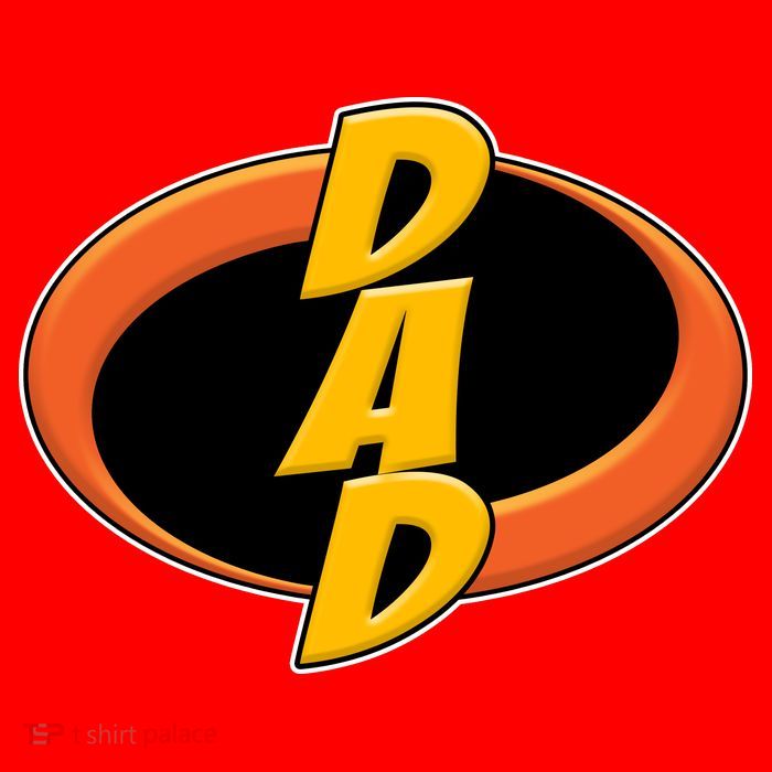 Incredible Dad Family Superhero 16 in Basic Backpack