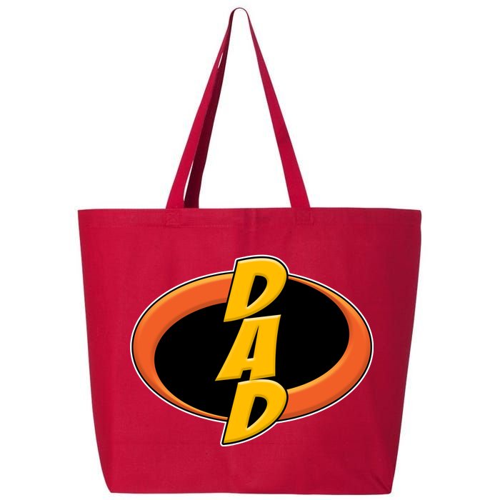 Incredible Dad Family Superhero 25L Jumbo Tote