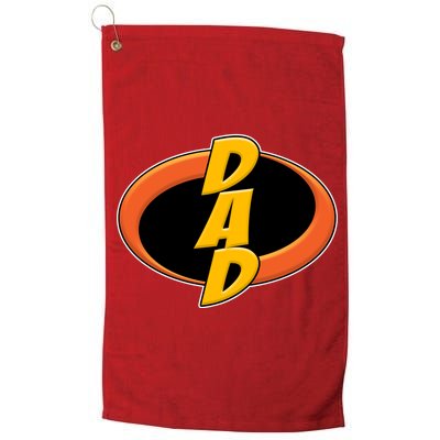 Incredible Dad Family Superhero Platinum Collection Golf Towel