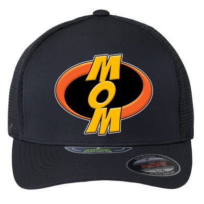 Incredible Mom Family Superhero Flexfit Unipanel Trucker Cap