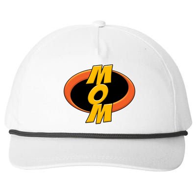 Incredible Mom Family Superhero Snapback Five-Panel Rope Hat