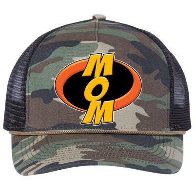 Incredible Mom Family Superhero Retro Rope Trucker Hat Cap