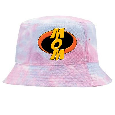 Incredible Mom Family Superhero Tie-Dyed Bucket Hat