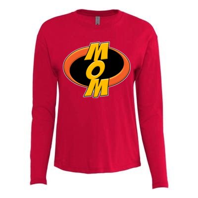 Incredible Mom Family Superhero Womens Cotton Relaxed Long Sleeve T-Shirt