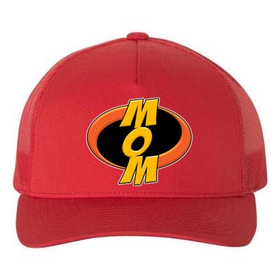 Incredible Mom Family Superhero Yupoong Adult 5-Panel Trucker Hat