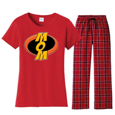 Incredible Mom Family Superhero Women's Flannel Pajama Set