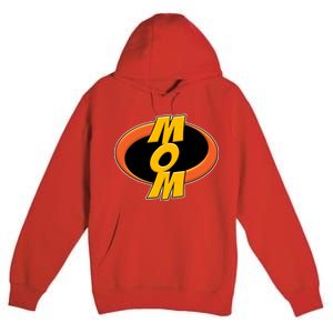 Incredible Mom Family Superhero Premium Pullover Hoodie