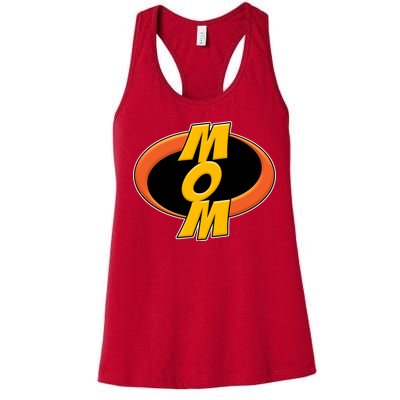 Incredible Mom Family Superhero Women's Racerback Tank