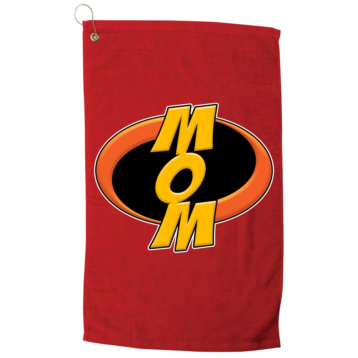 Incredible Mom Family Superhero Golf Towel