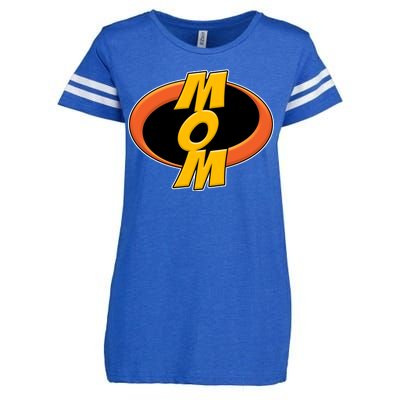 Incredible Mom Family Superhero Enza Ladies Jersey Football T-Shirt