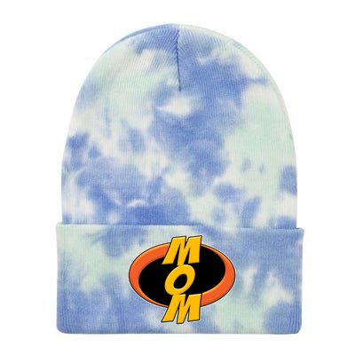 Incredible Mom Family Superhero Tie Dye 12in Knit Beanie