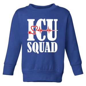 Icu Nurse Designs Icu Squad Gift Toddler Sweatshirt