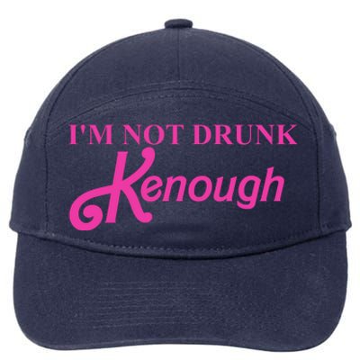 Im Not Drunk Kenough Funny Ken 7-Panel Snapback Hat