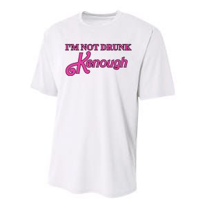 Im Not Drunk Kenough Funny Ken Performance Sprint T-Shirt