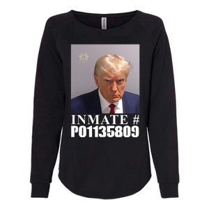 Inmate Number Donald Trump Mugshot Womens California Wash Sweatshirt