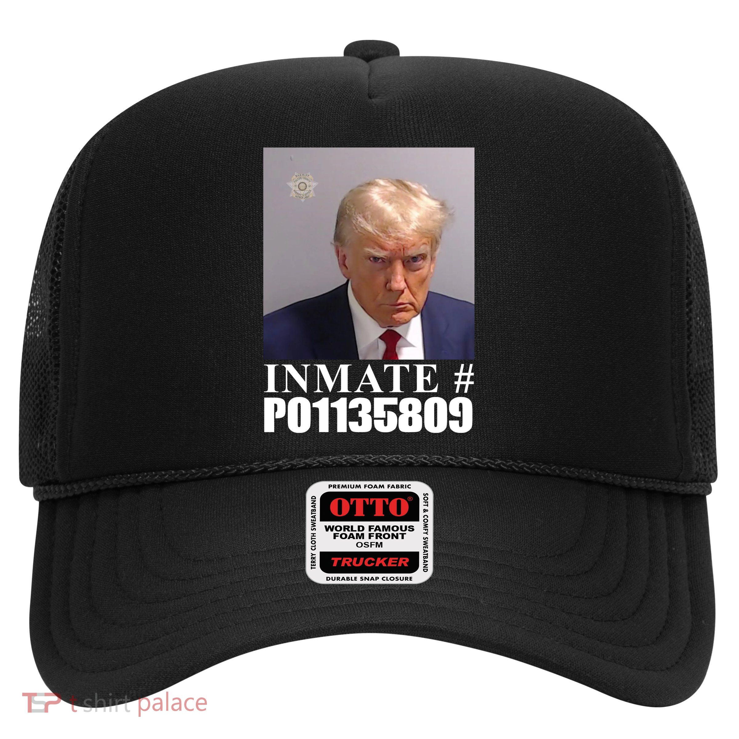 Inmate Number Donald Trump Mugshot Trucker Hat