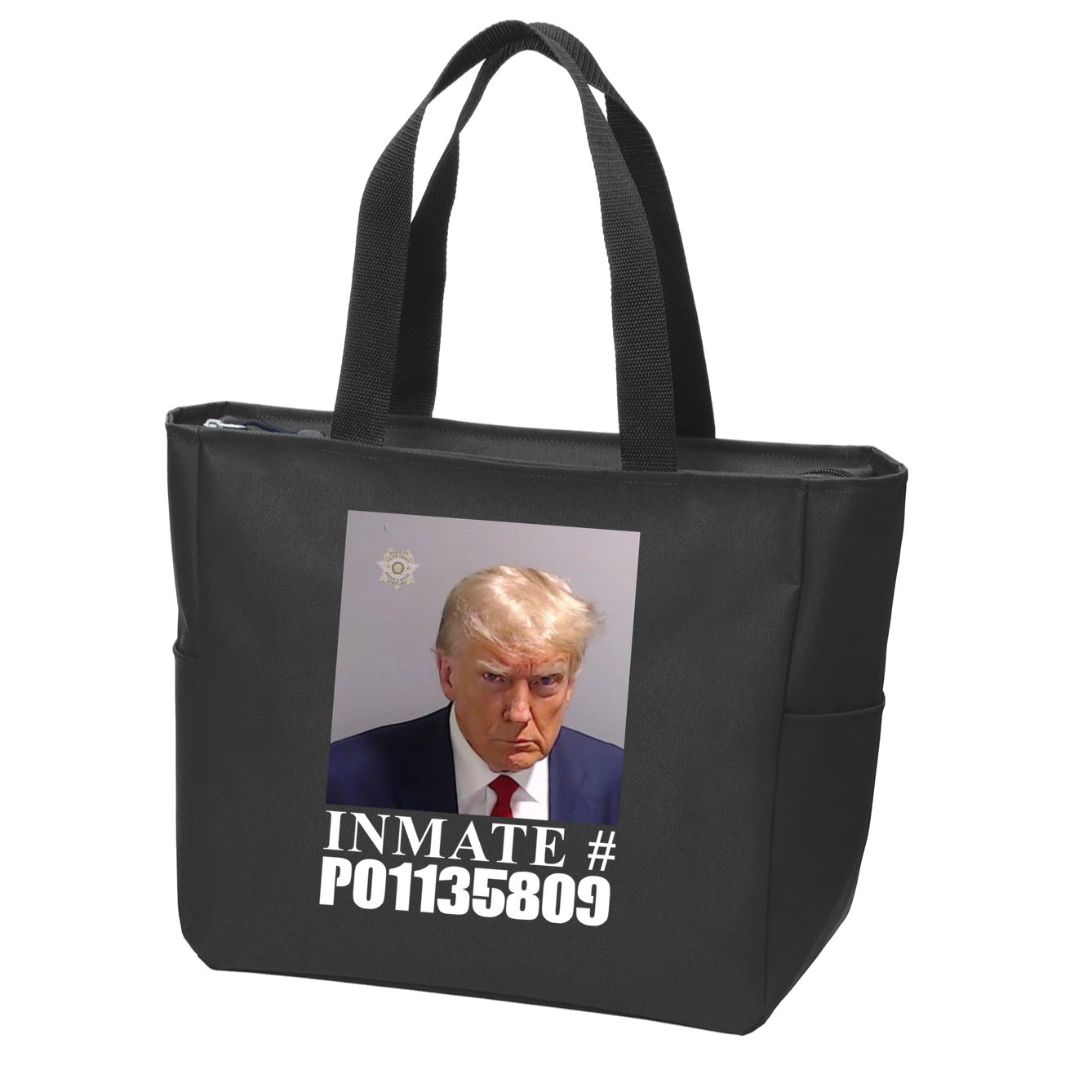 Inmate Number Donald Trump Mugshot Zip Tote Bag