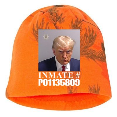 Inmate Number Donald Trump Mugshot Kati - Camo Knit Beanie