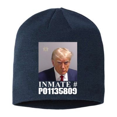 Inmate Number Donald Trump Mugshot Sustainable Beanie