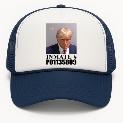 Inmate Number Donald Trump Mugshot Trucker Hat