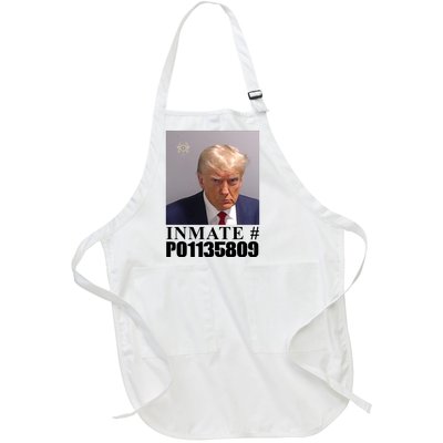 Inmate Number Donald Trump Mugshot Full-Length Apron With Pockets