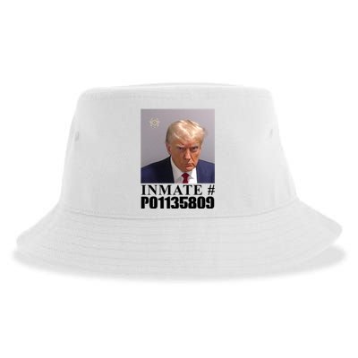 Inmate Number Donald Trump Mugshot Sustainable Bucket Hat