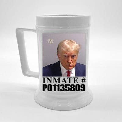 Inmate Number Donald Trump Mugshot Beer Stein